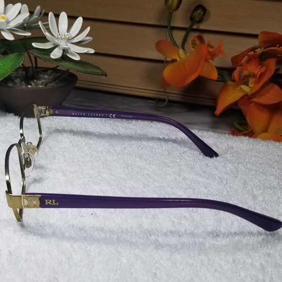 Ralph Lauren Accessories - RL Ralph Lauren RX Glasses Purple and Gold Frames